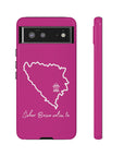 Šeher Bosno Volim Te Phone Case - Pink