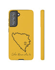 Šeher Bosno Volim Te Phone Case - Yellow