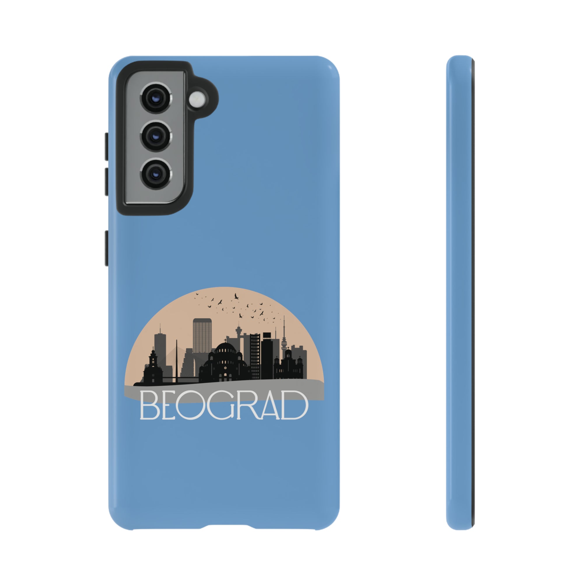 BEOGRAD Phone Case - Light Blue