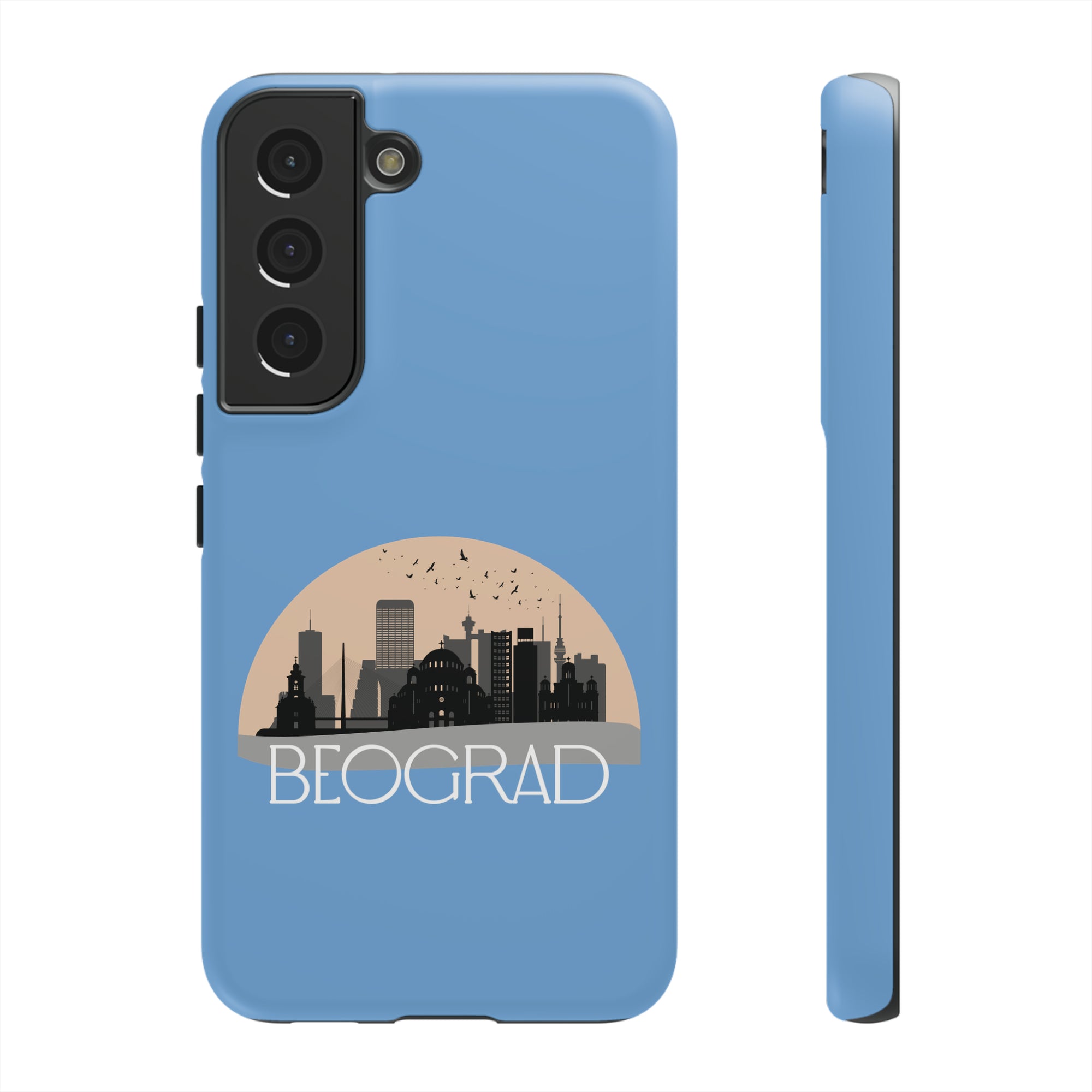 BEOGRAD Phone Case - Light Blue