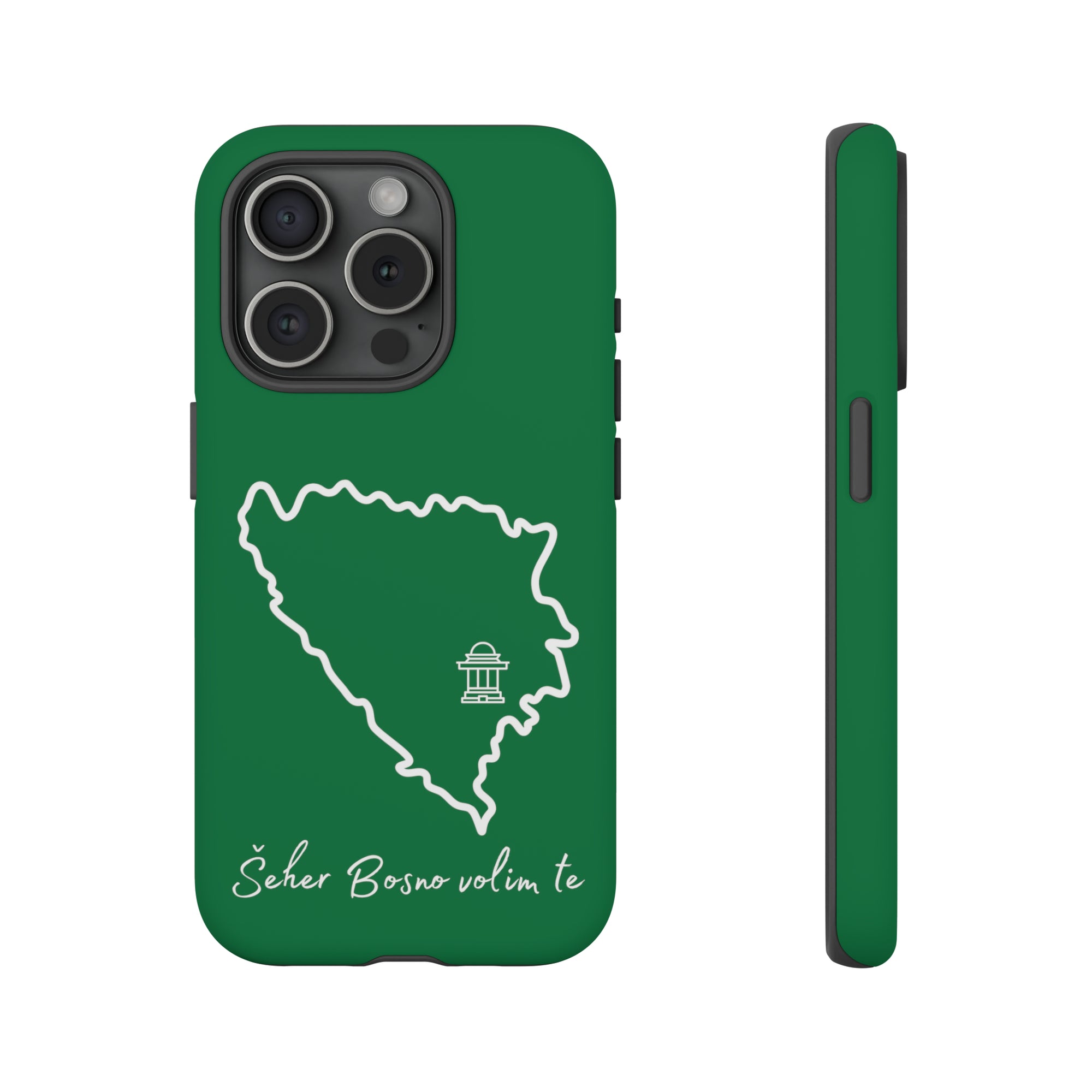 Šeher Bosno Volim Te Phone Case - Green