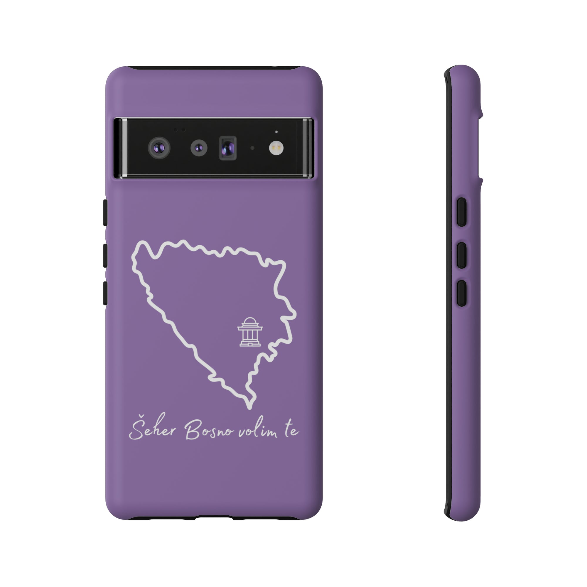 Šeher Bosno Volim Te Phone Case - Purple