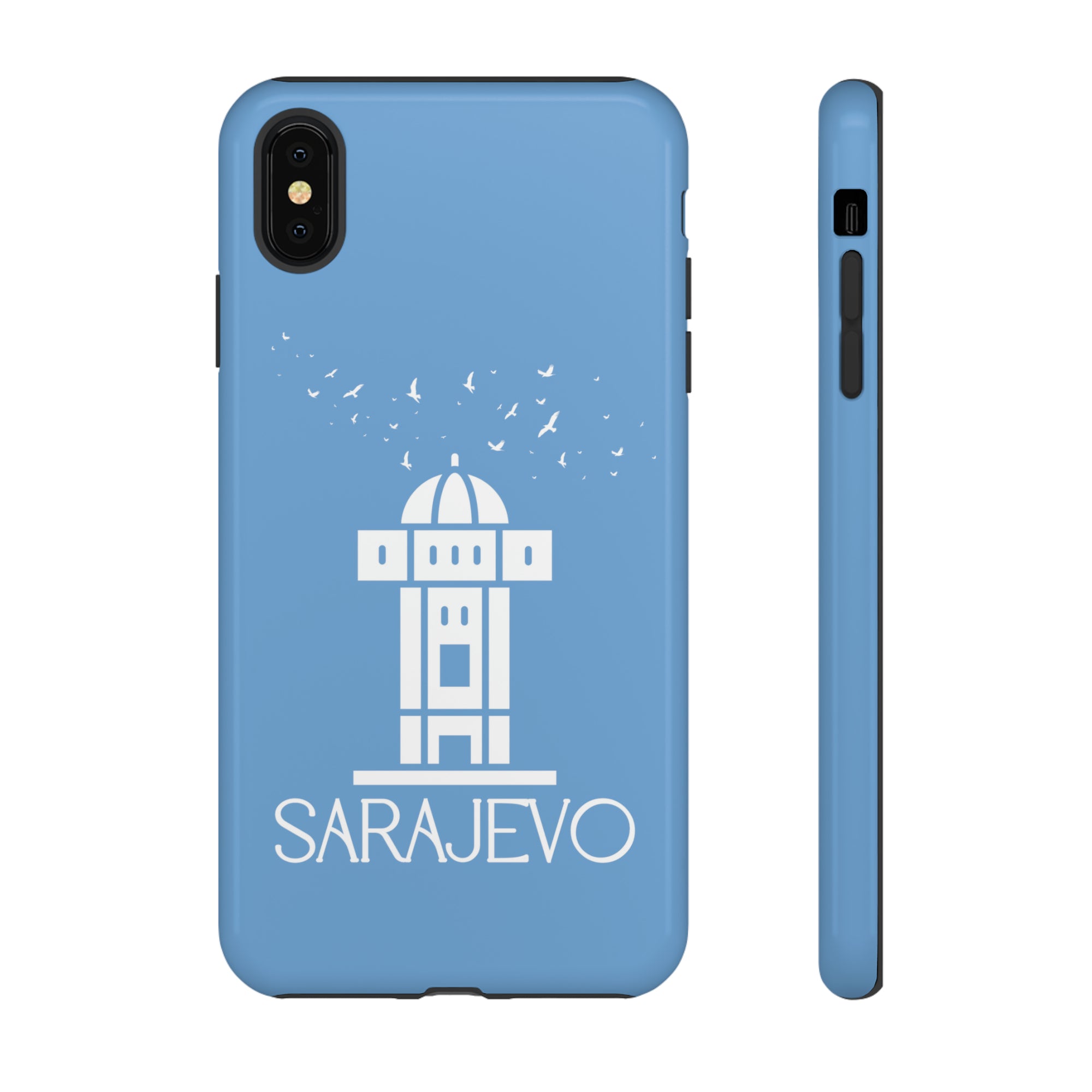 SARAJEVO SEBILJ Phone Case - Light Blue