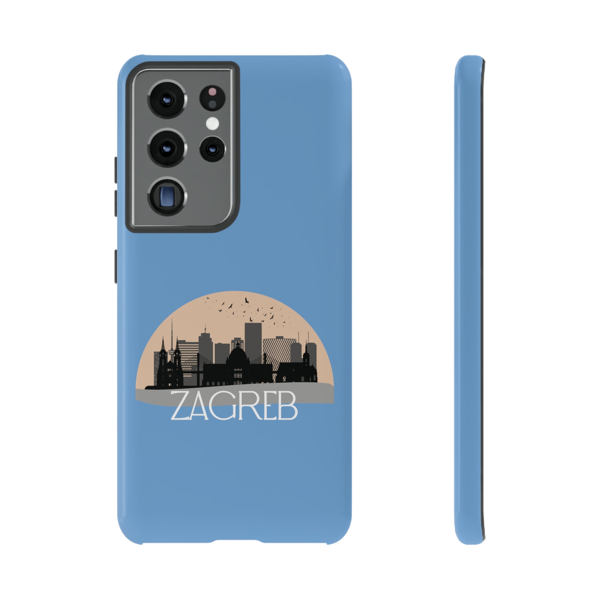 ZAGREB Phone Case - Light Blue