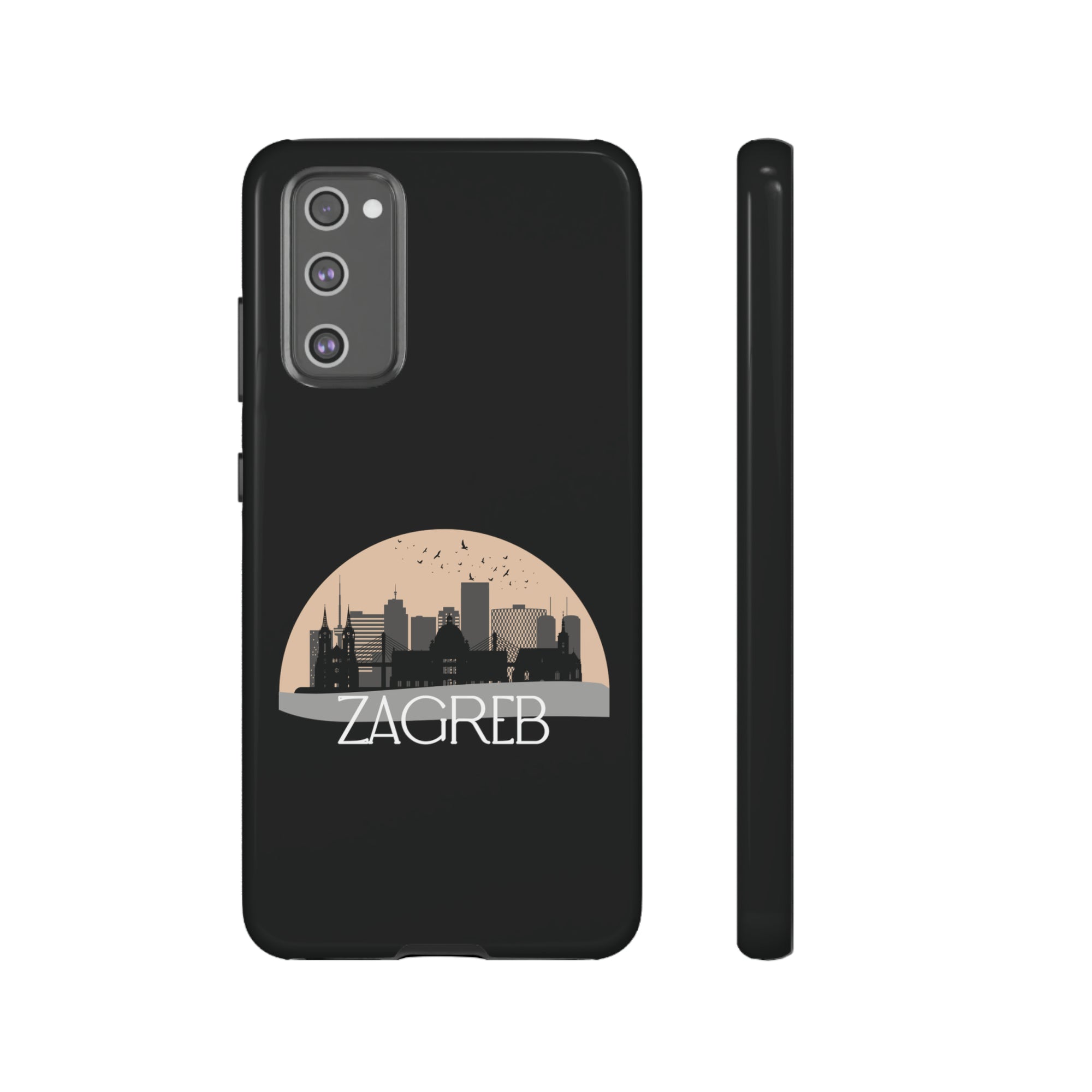 ZAGREB Phone Case - Black