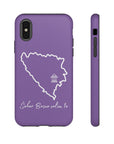 Šeher Bosno Volim Te Phone Case - Purple