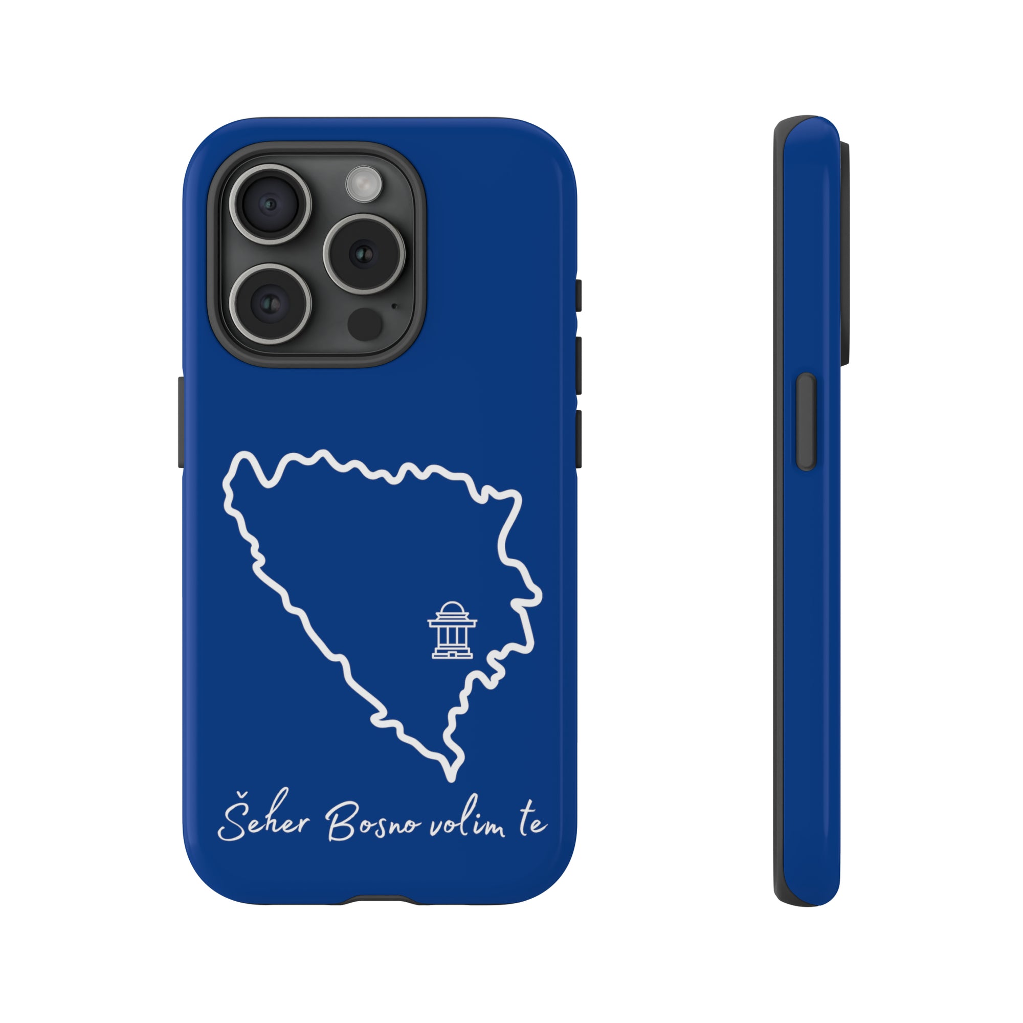 Šeher Bosno Volim Te Phone Case - Blue