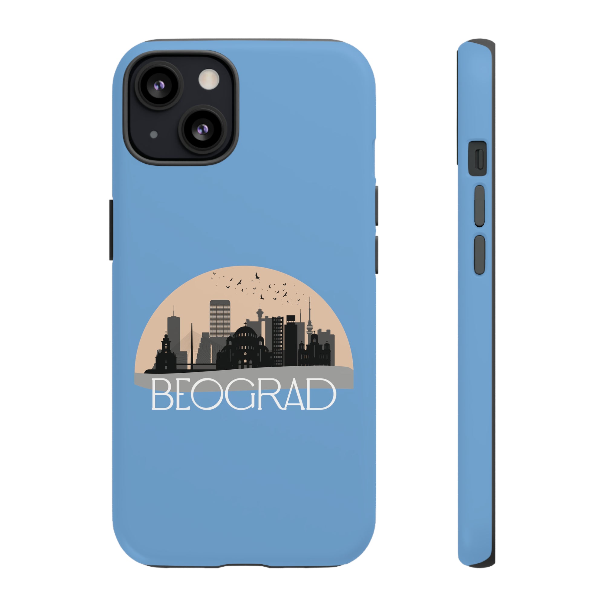 BEOGRAD Phone Case - Light Blue