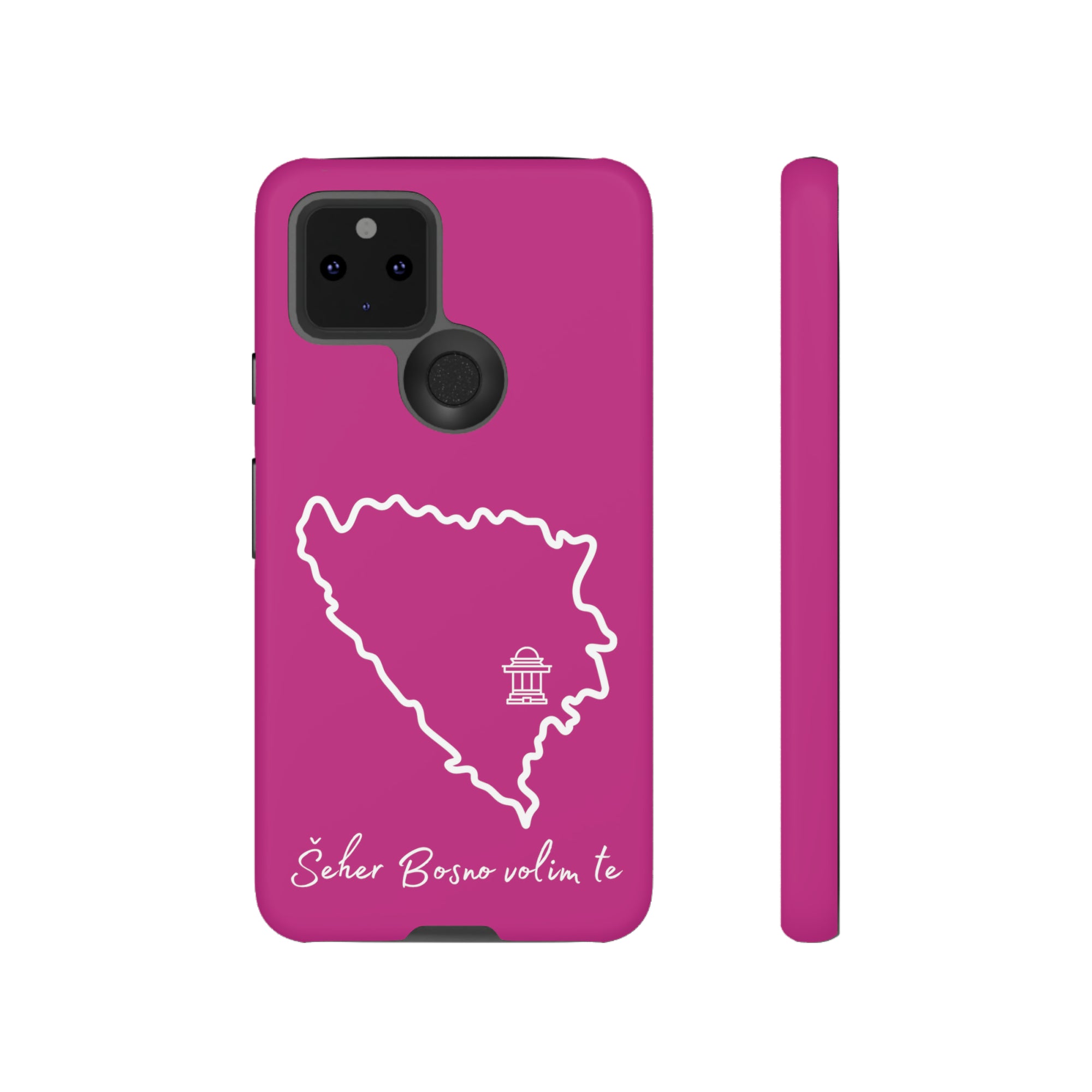 Šeher Bosno Volim Te Phone Case - Pink