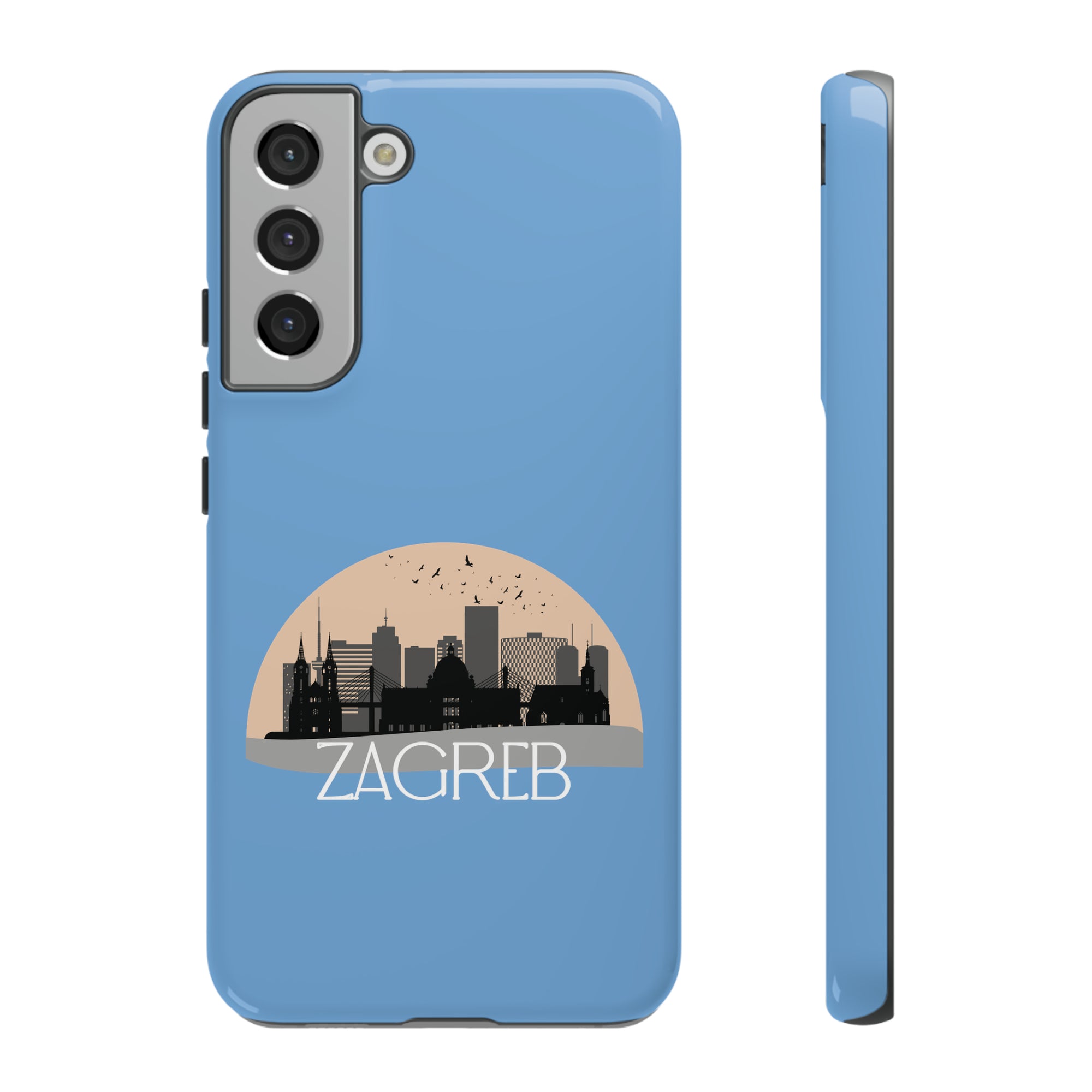 ZAGREB Phone Case - Light Blue