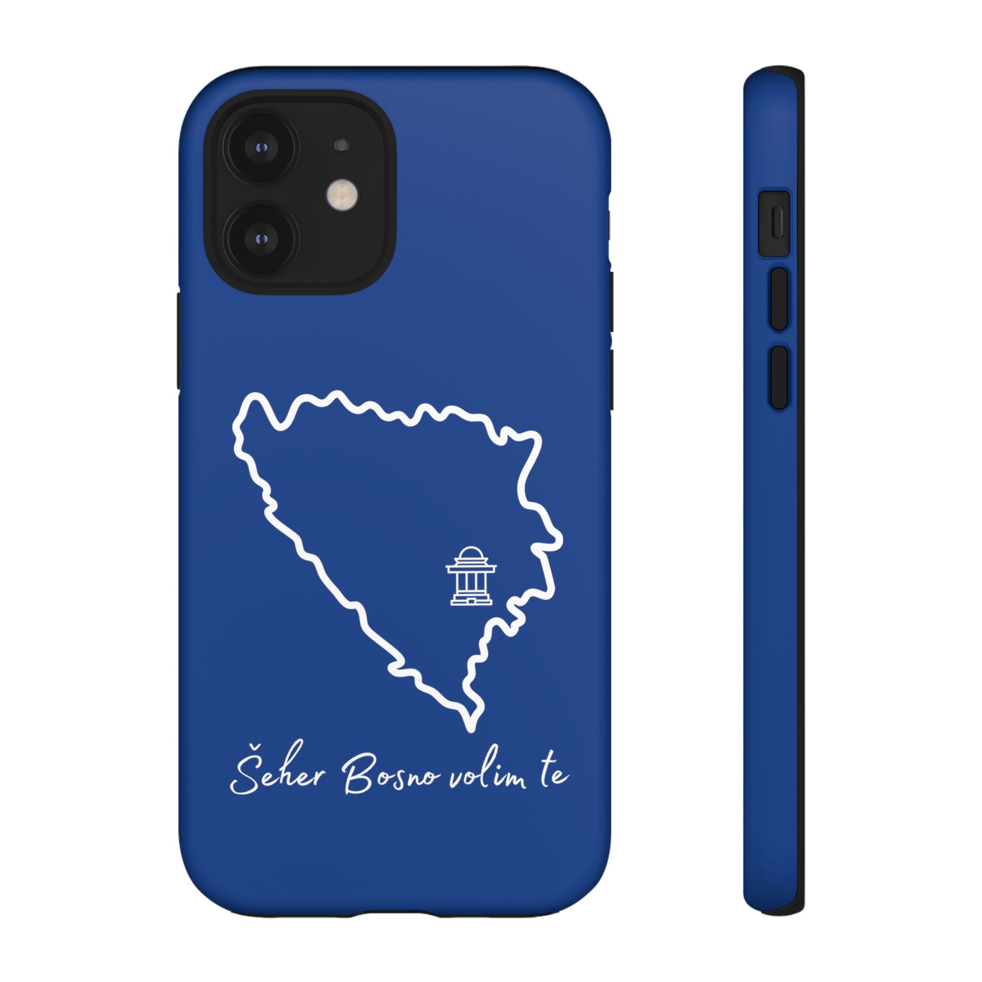 Šeher Bosno Volim Te Phone Case - Blue