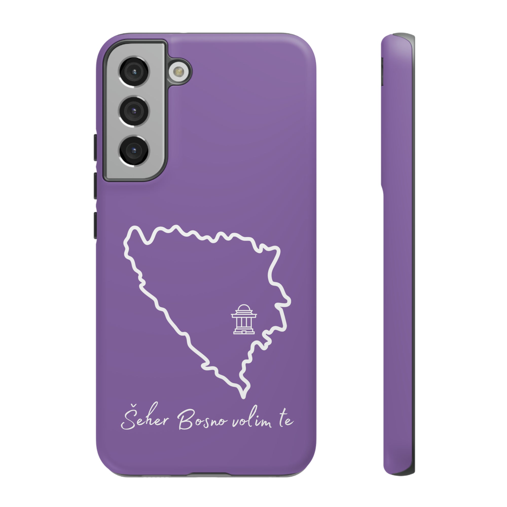 Šeher Bosno Volim Te Phone Case - Purple