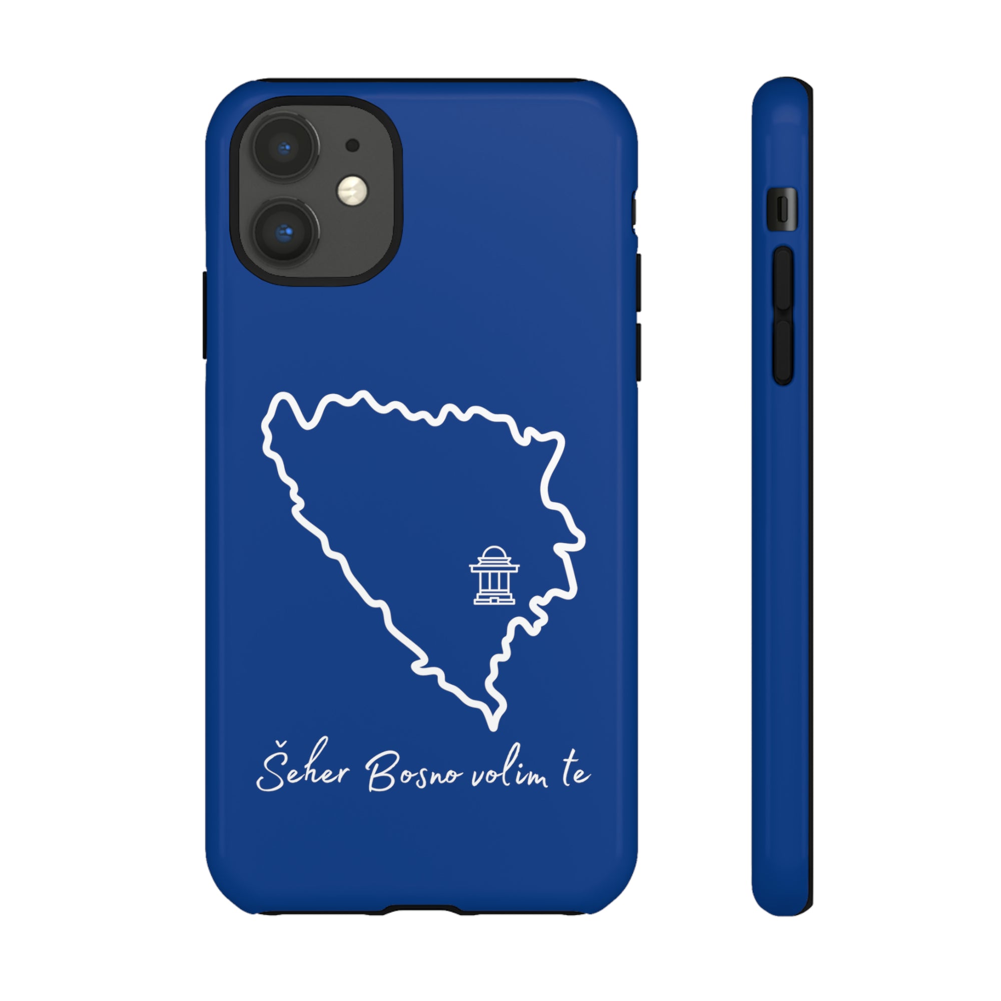 Šeher Bosno Volim Te Phone Case - Blue