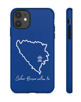 Šeher Bosno Volim Te Phone Case - Blue