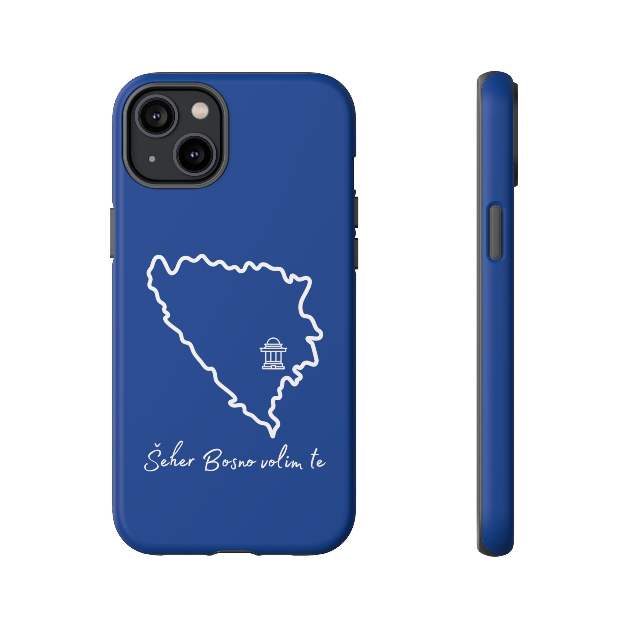 Šeher Bosno Volim Te Phone Case - Blue