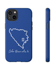 Šeher Bosno Volim Te Phone Case - Blue