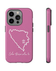 Šeher Bosno Volim Te Phone Case - Light Pink