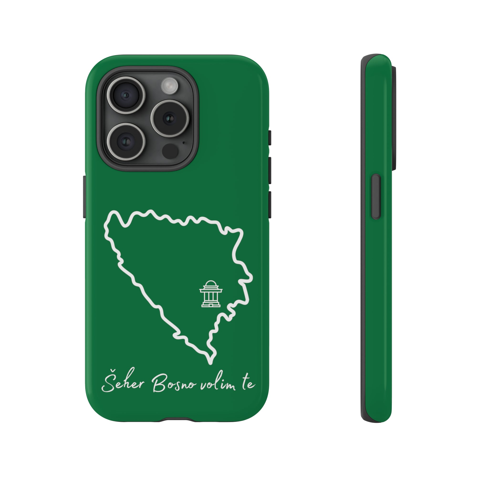 Šeher Bosno Volim Te Phone Case - Green