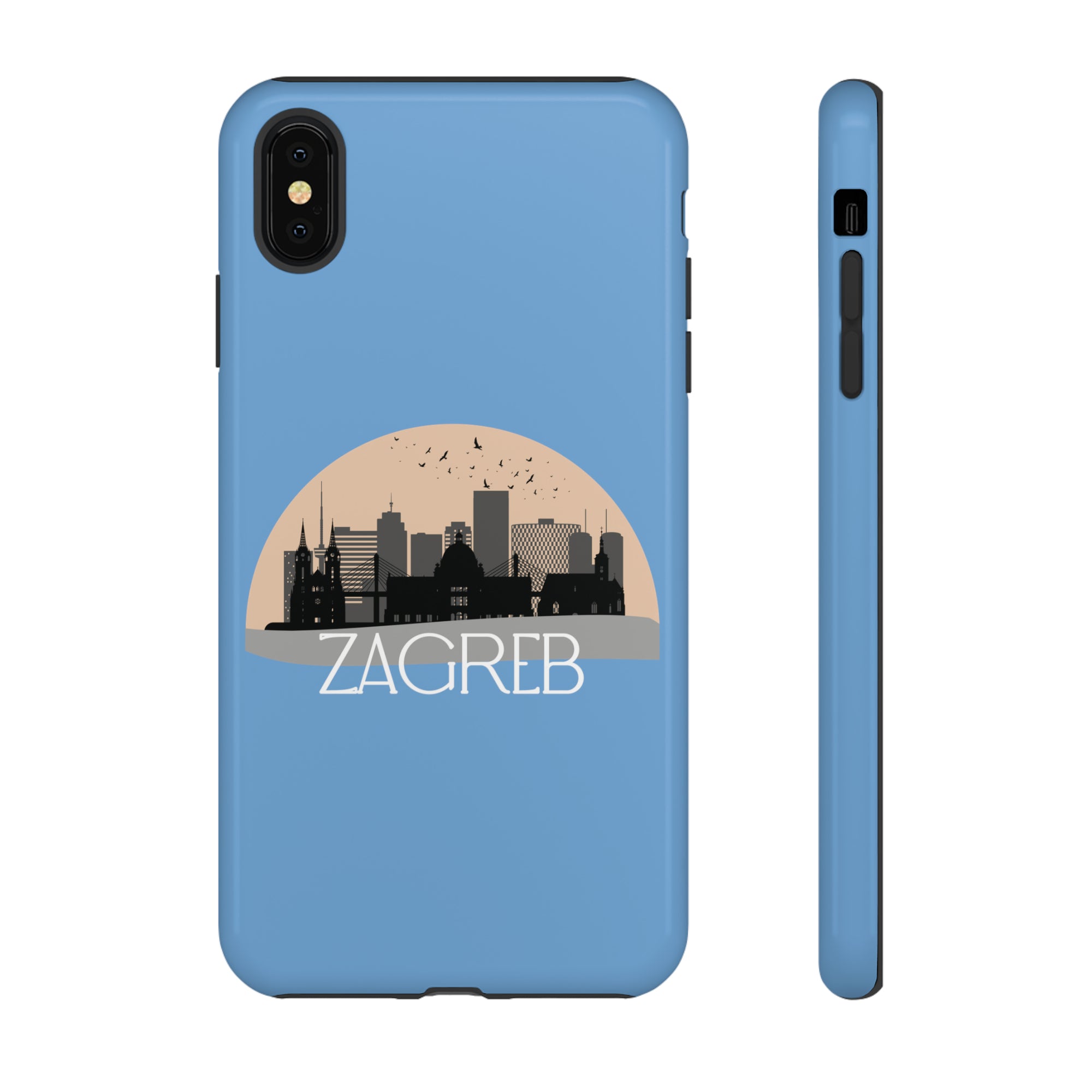 ZAGREB Phone Case - Light Blue