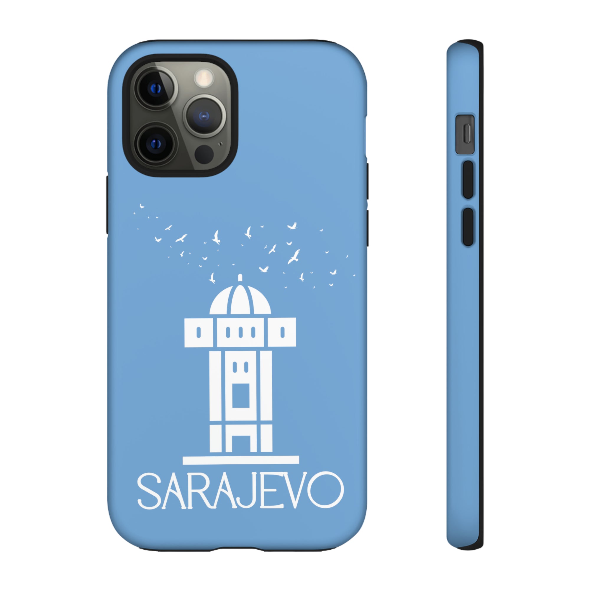 SARAJEVO SEBILJ Phone Case - Light Blue