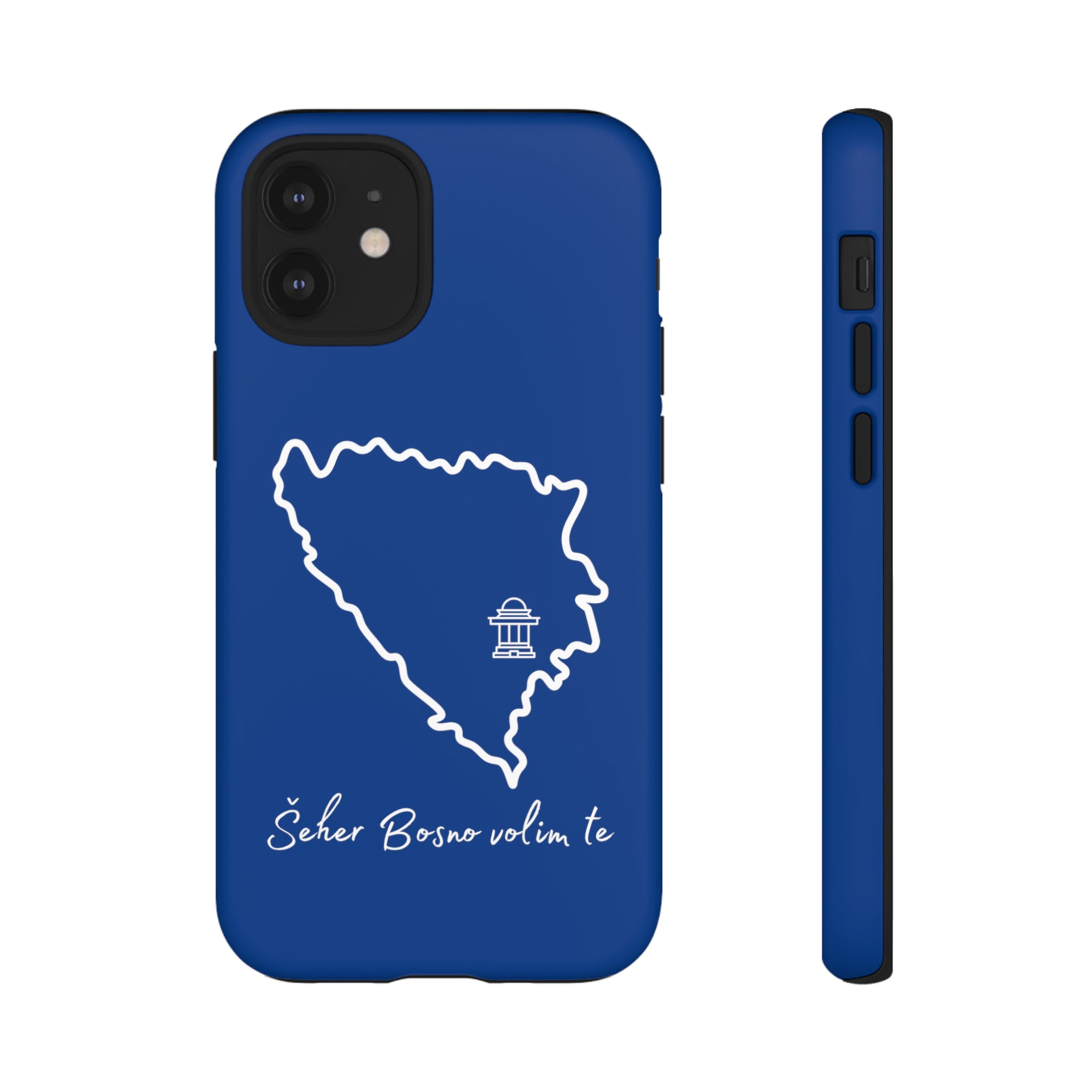 Šeher Bosno Volim Te Phone Case - Blue