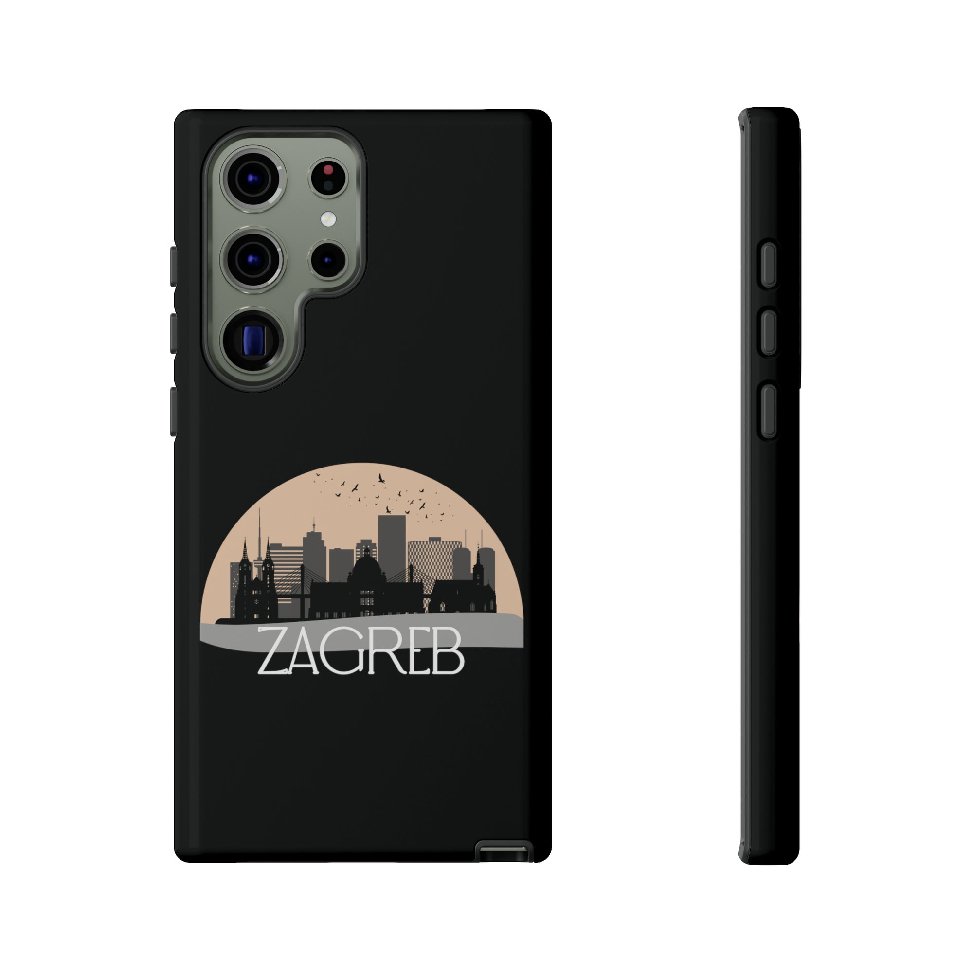 ZAGREB Phone Case - Black