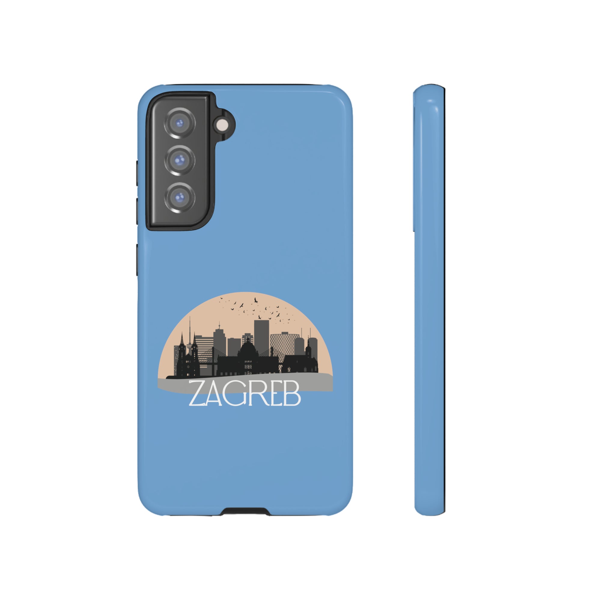 ZAGREB Phone Case - Light Blue