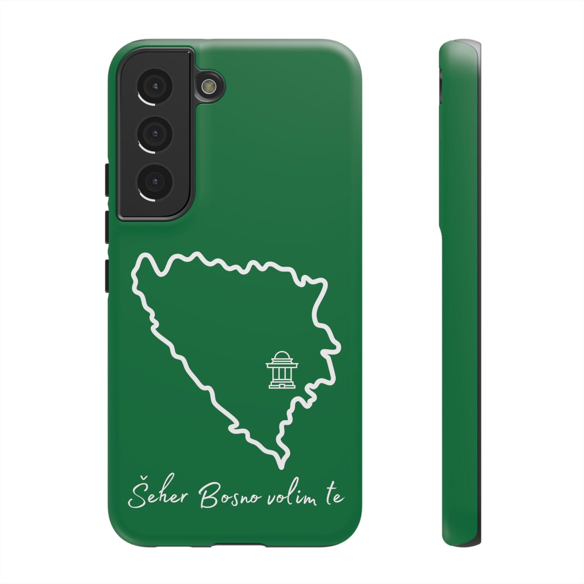 Šeher Bosno Volim Te Phone Case - Green