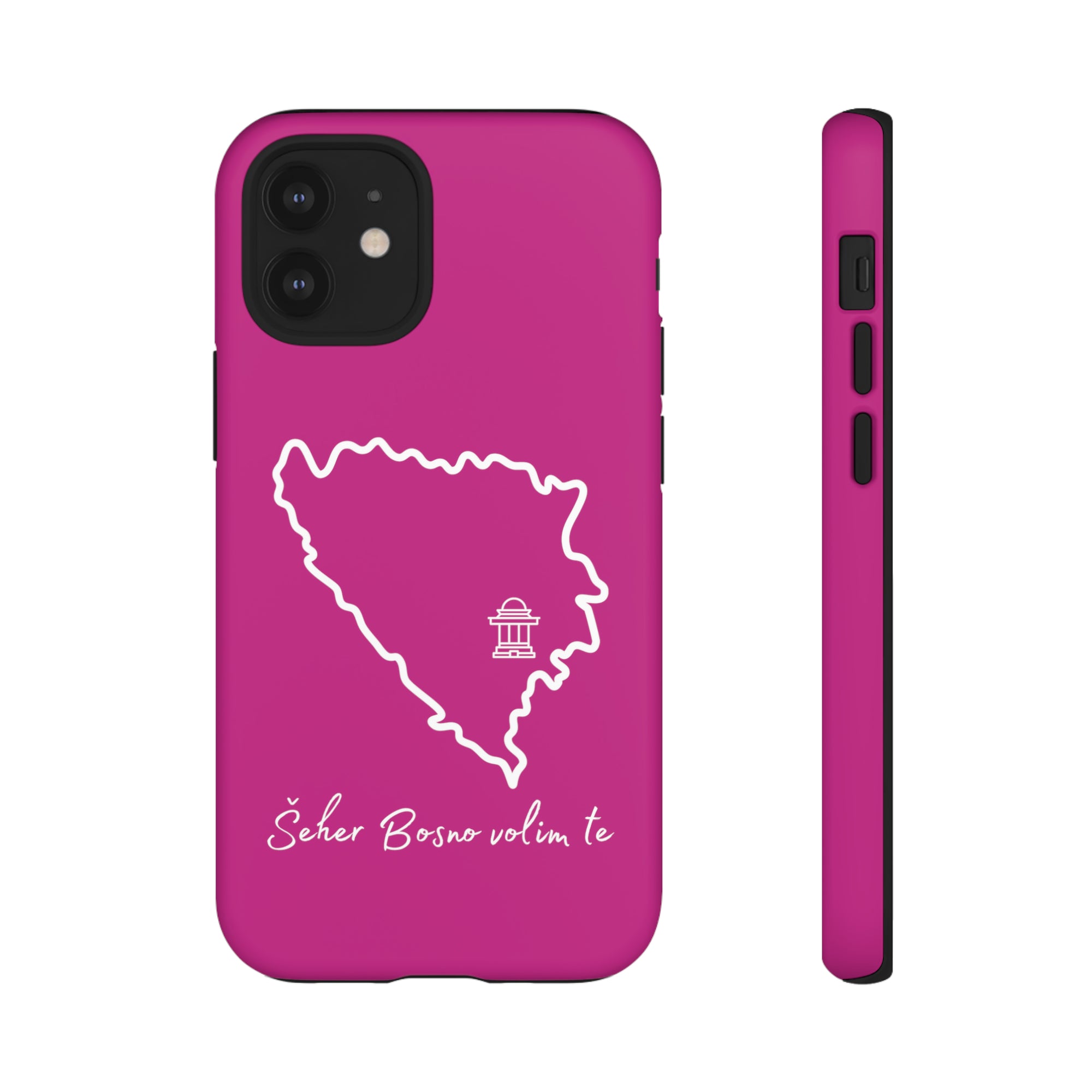 Šeher Bosno Volim Te Phone Case - Pink