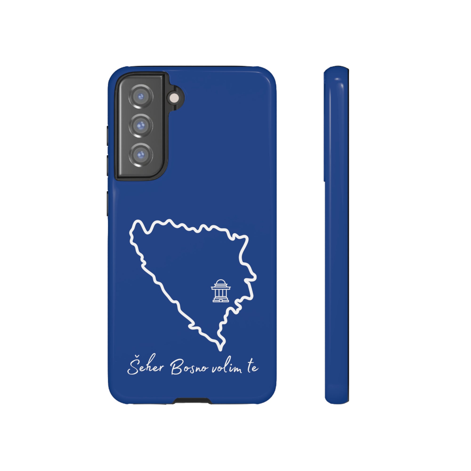 Šeher Bosno Volim Te Phone Case - Blue