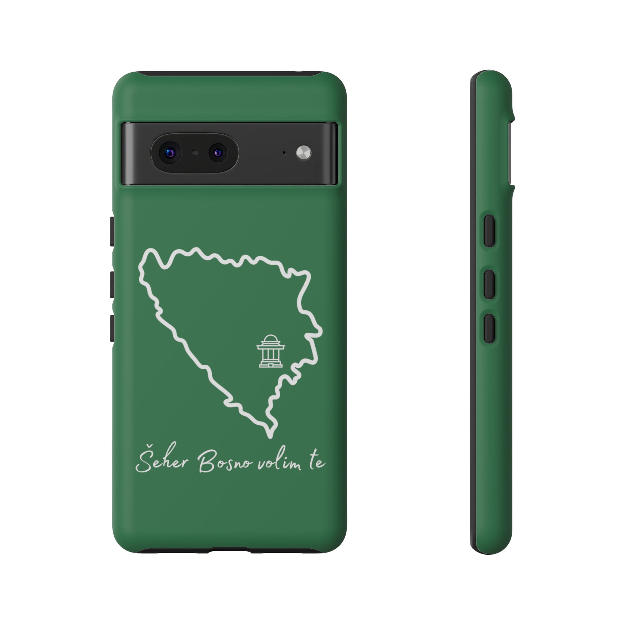 Šeher Bosno Volim Te Phone Case - Green