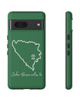 Šeher Bosno Volim Te Phone Case - Green