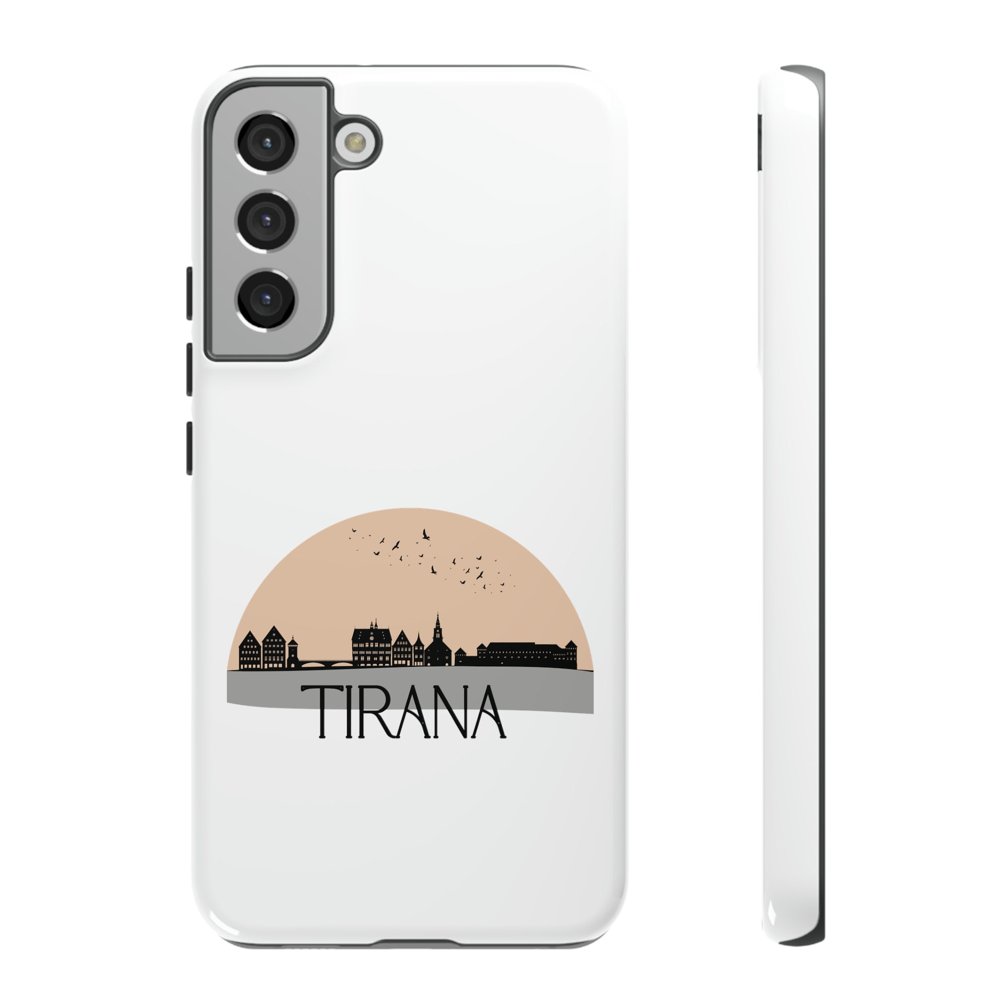 TIRANA Phone Case - White