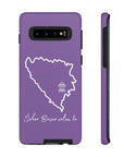 Šeher Bosno Volim Te Phone Case - Purple