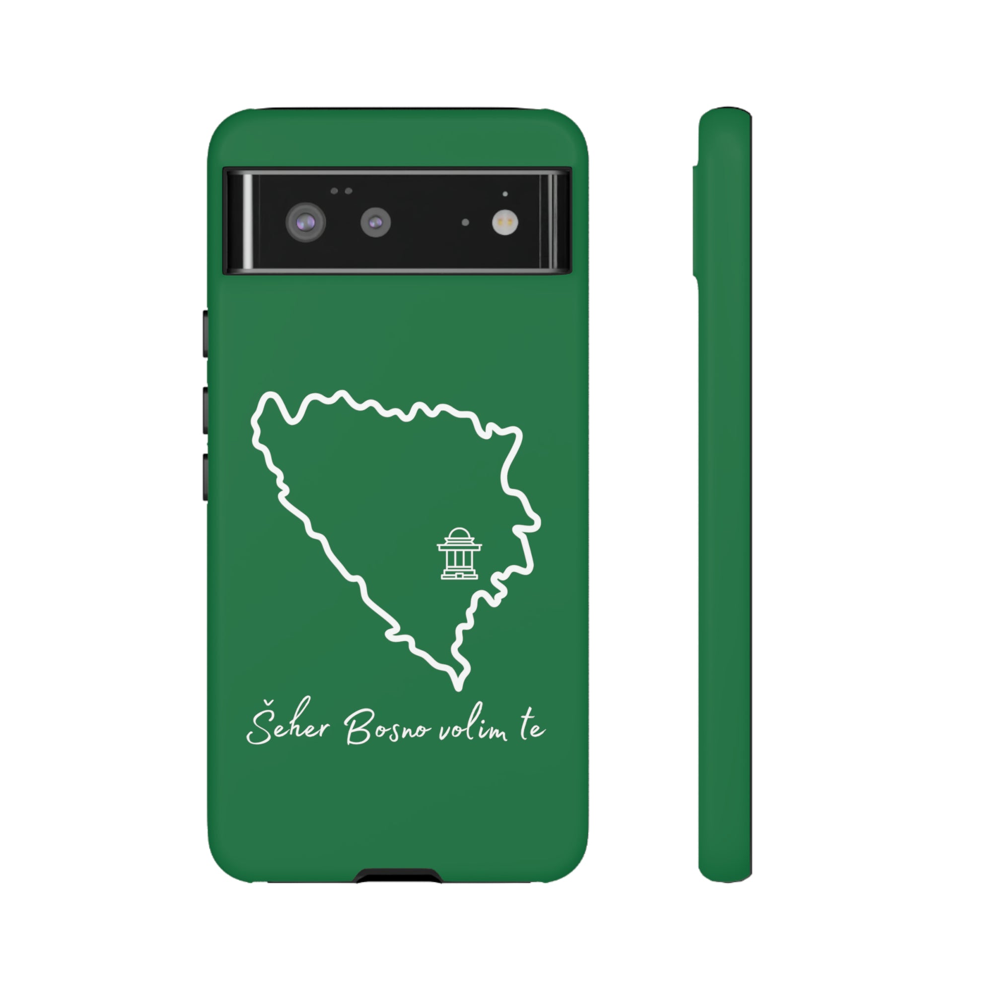 Šeher Bosno Volim Te Phone Case - Green