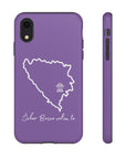 Šeher Bosno Volim Te Phone Case - Purple