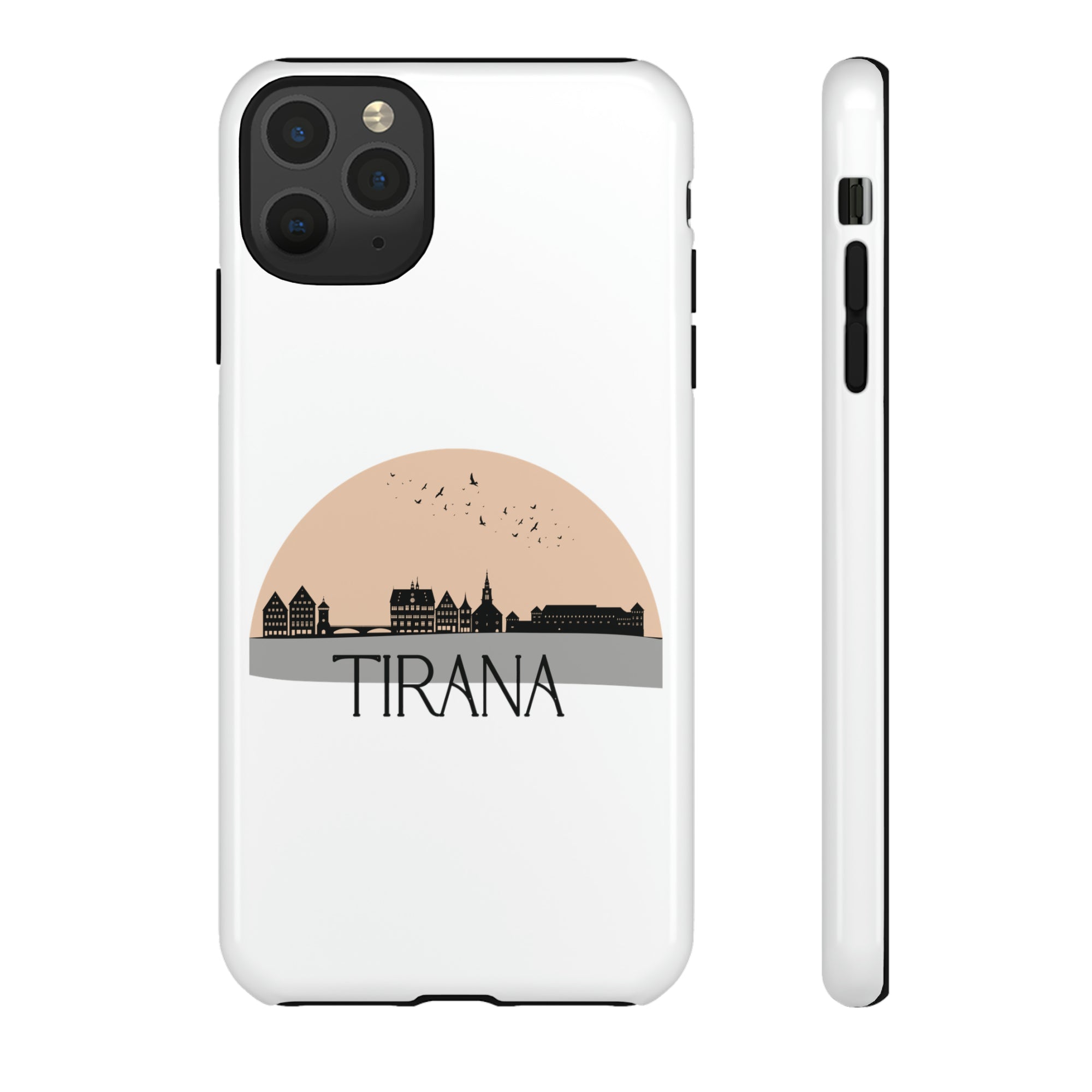 TIRANA Phone Case - White