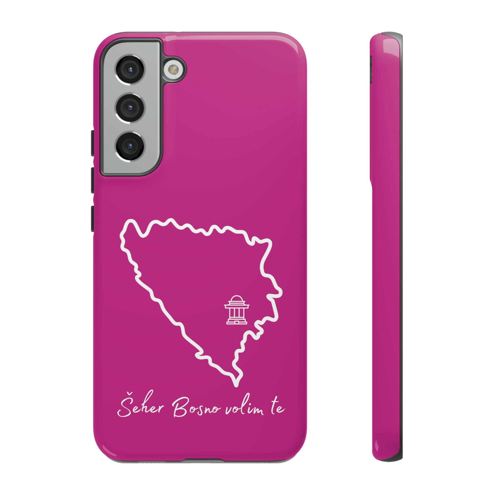 Šeher Bosno Volim Te Phone Case - Pink