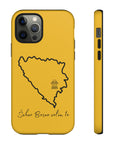 Šeher Bosno Volim Te Phone Case - Yellow