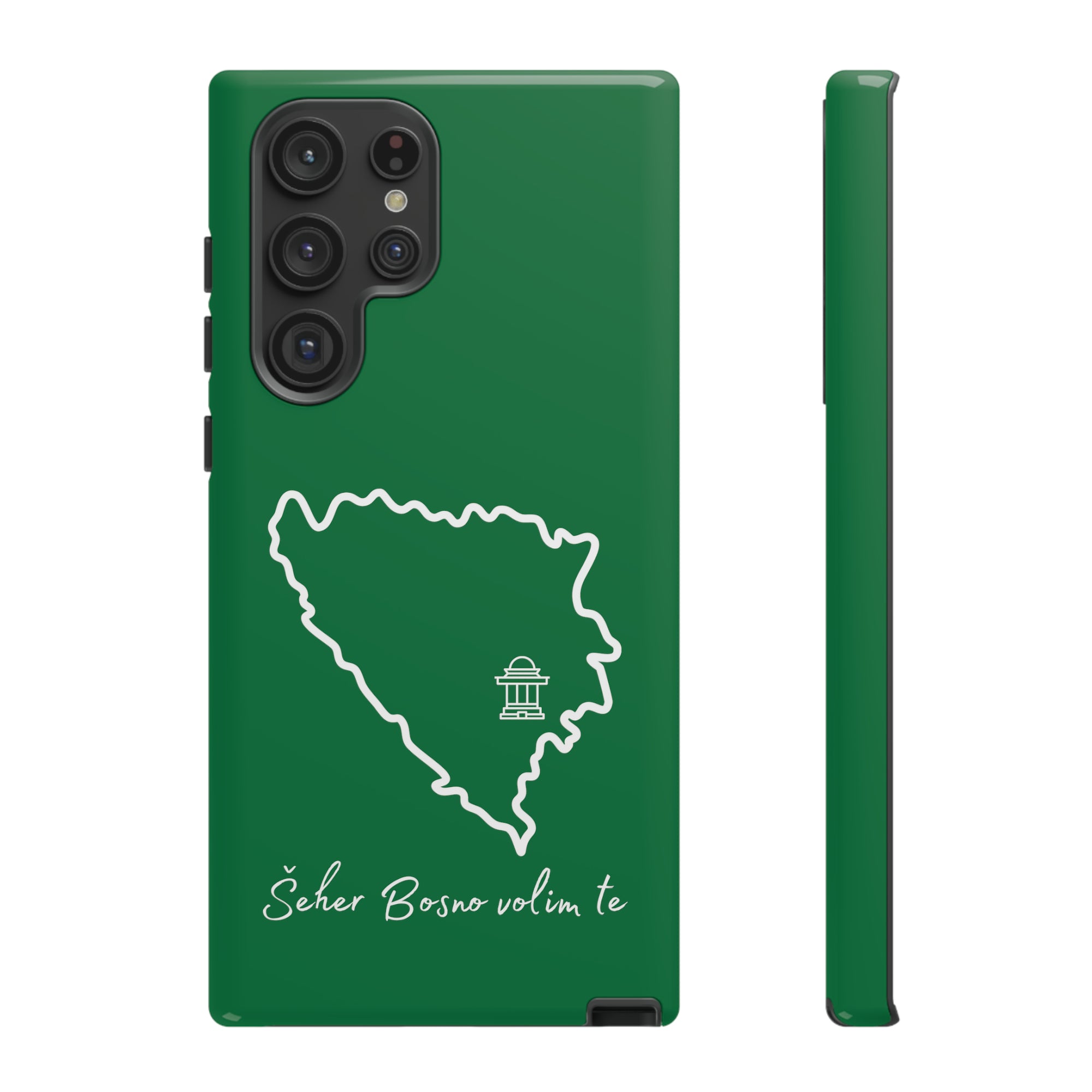 Šeher Bosno Volim Te Phone Case - Green