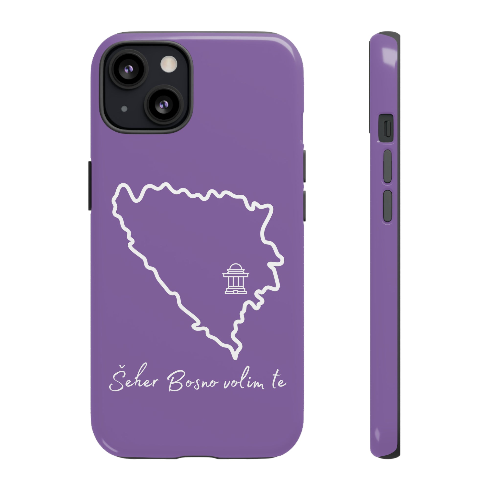 Šeher Bosno Volim Te Phone Case - Purple