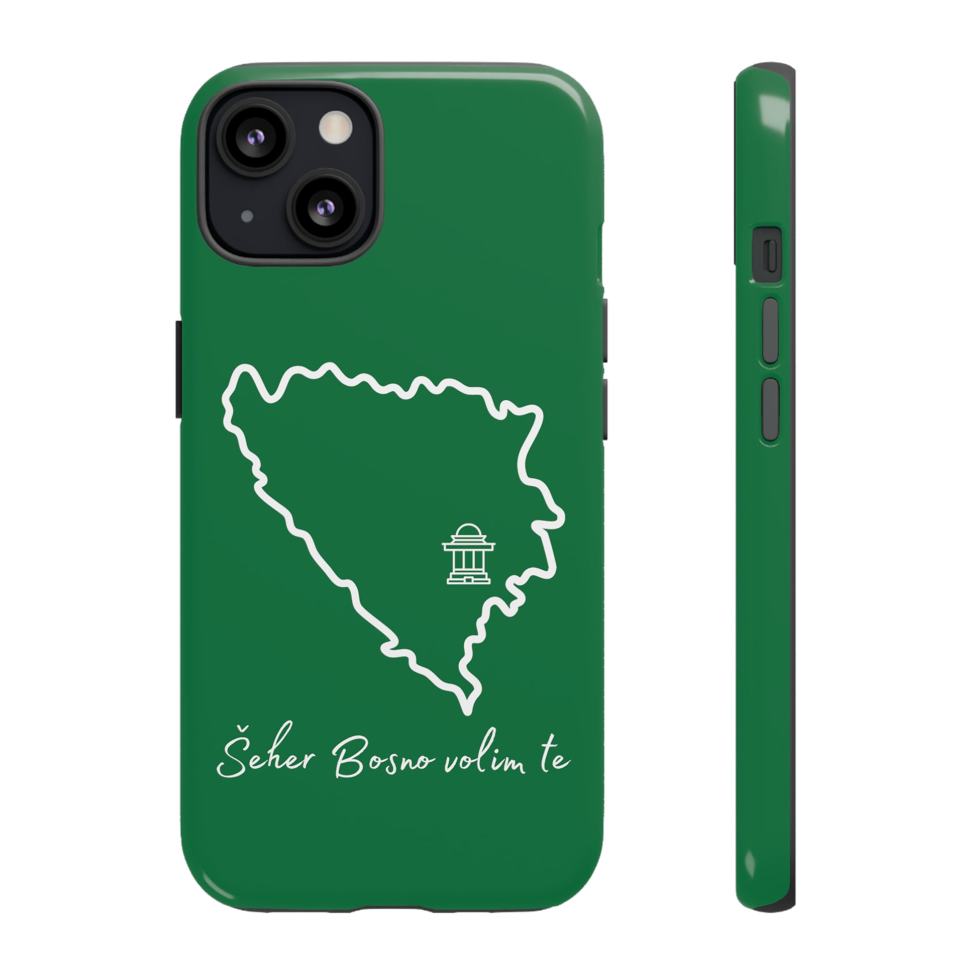 Šeher Bosno Volim Te Phone Case - Green