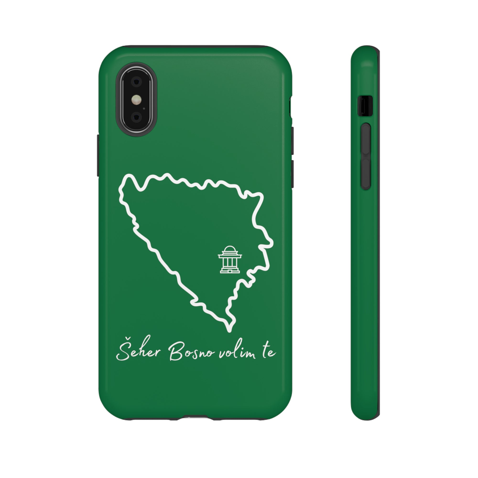 Šeher Bosno Volim Te Phone Case - Green