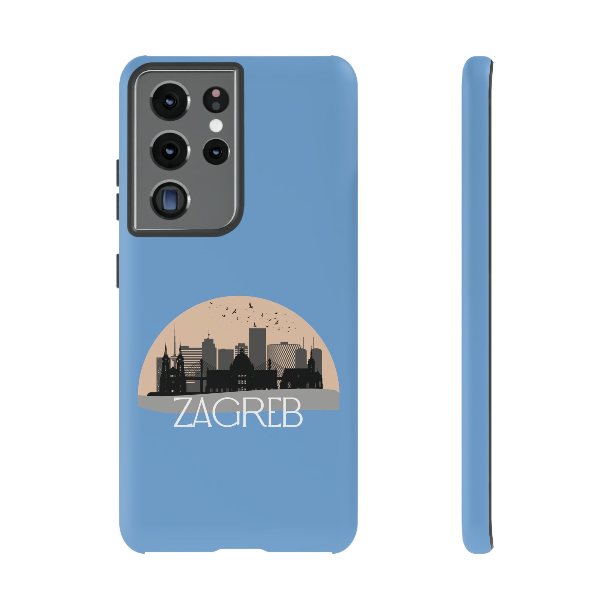 ZAGREB Phone Case - Light Blue