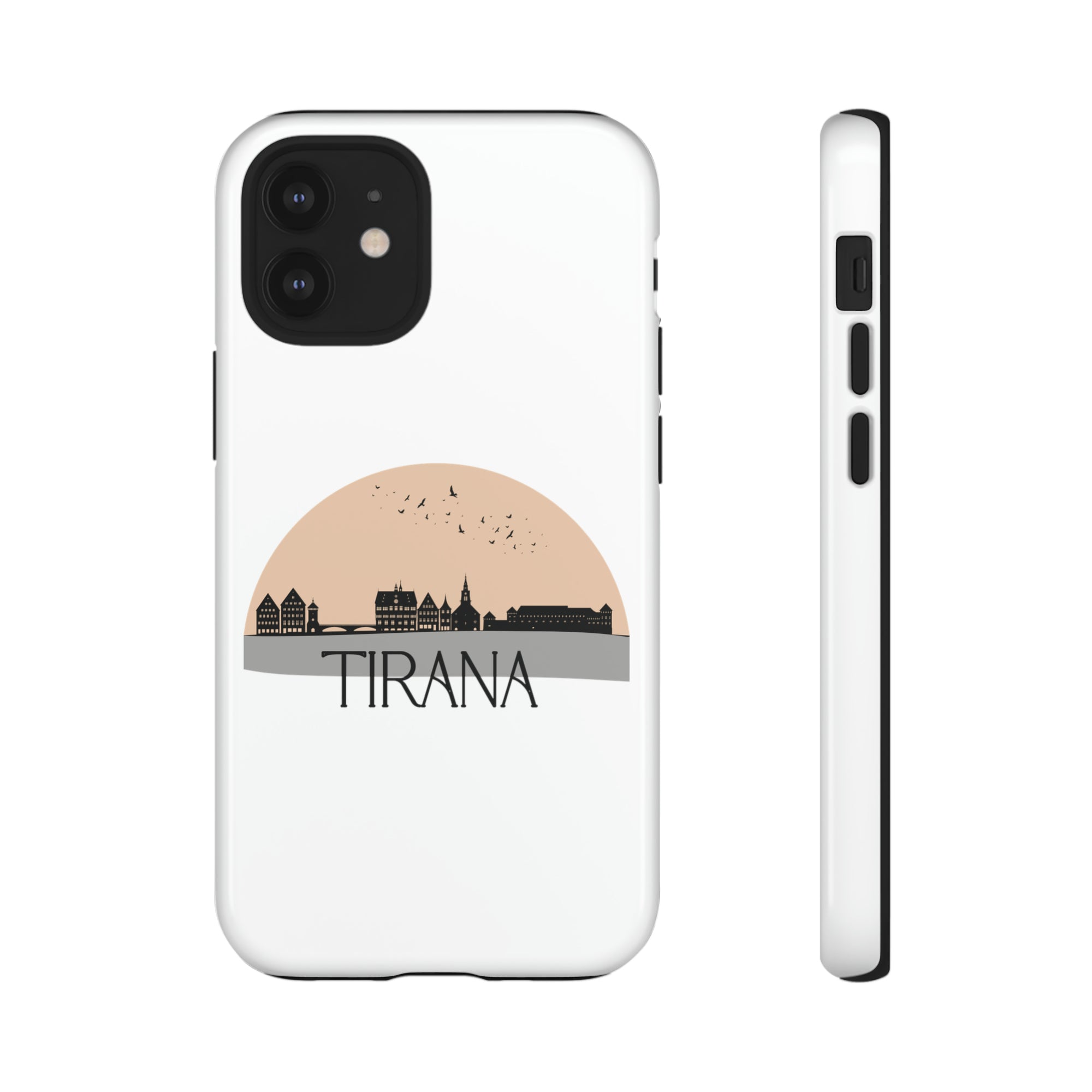 TIRANA Phone Case - White