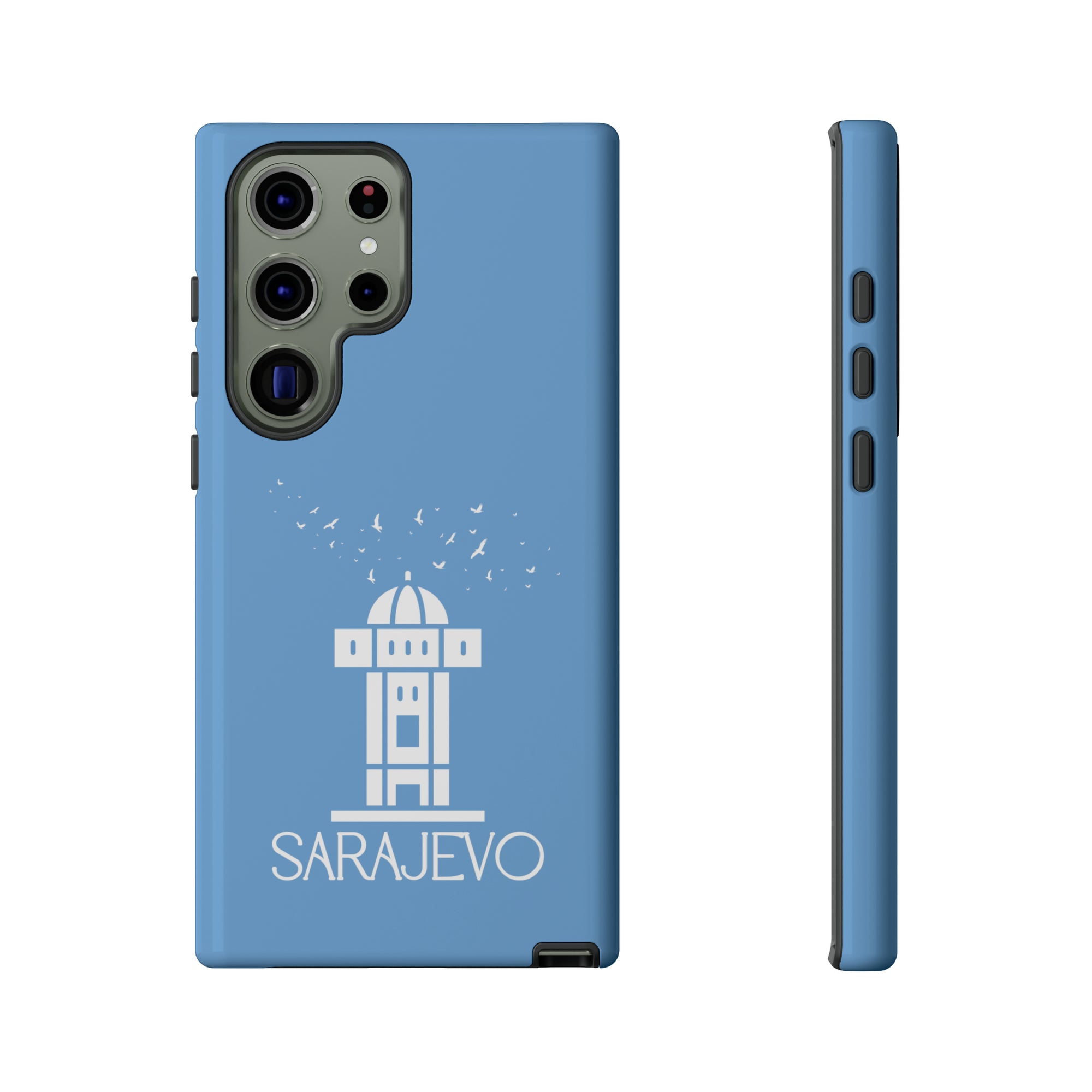 SARAJEVO SEBILJ Phone Case - Light Blue