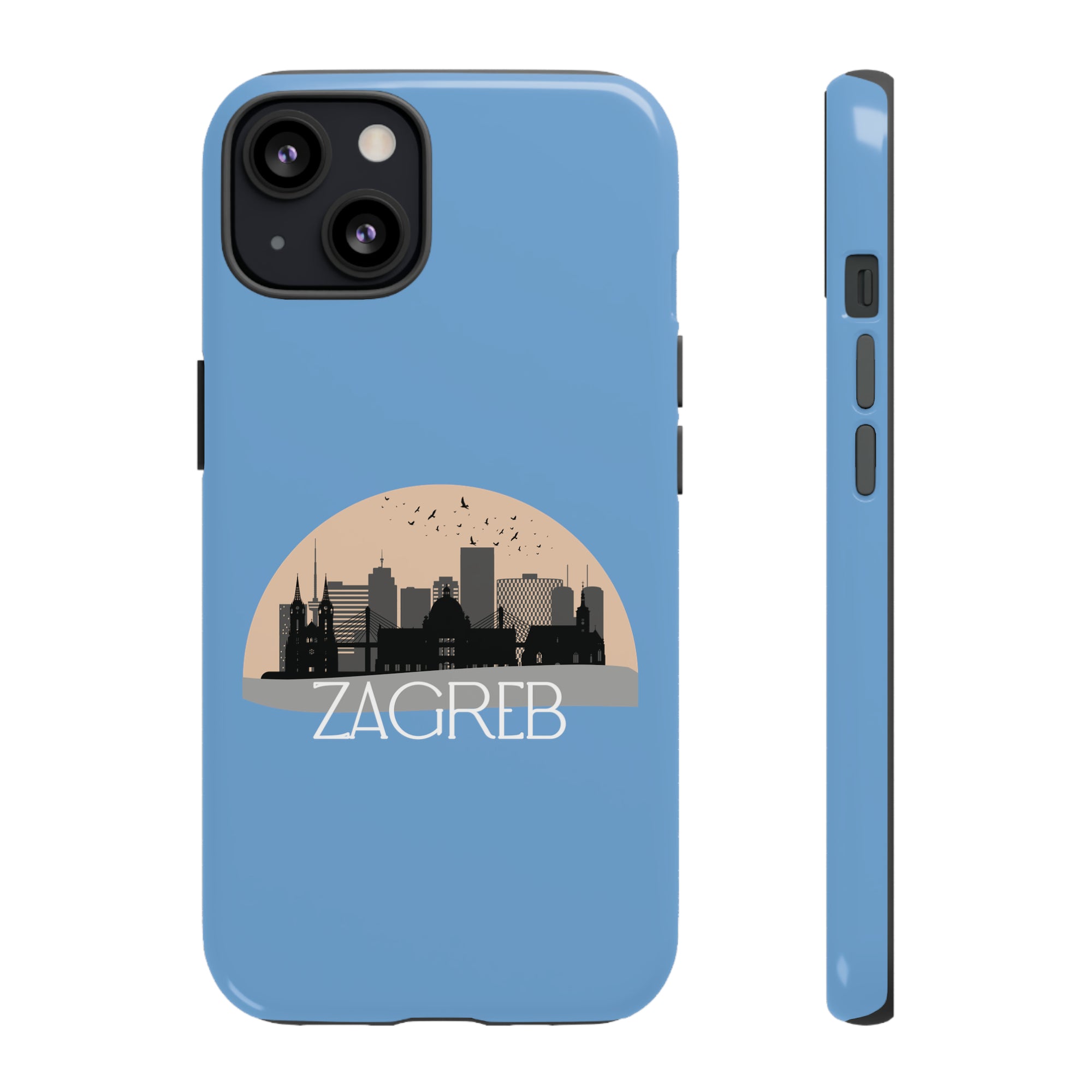 ZAGREB Phone Case - Light Blue