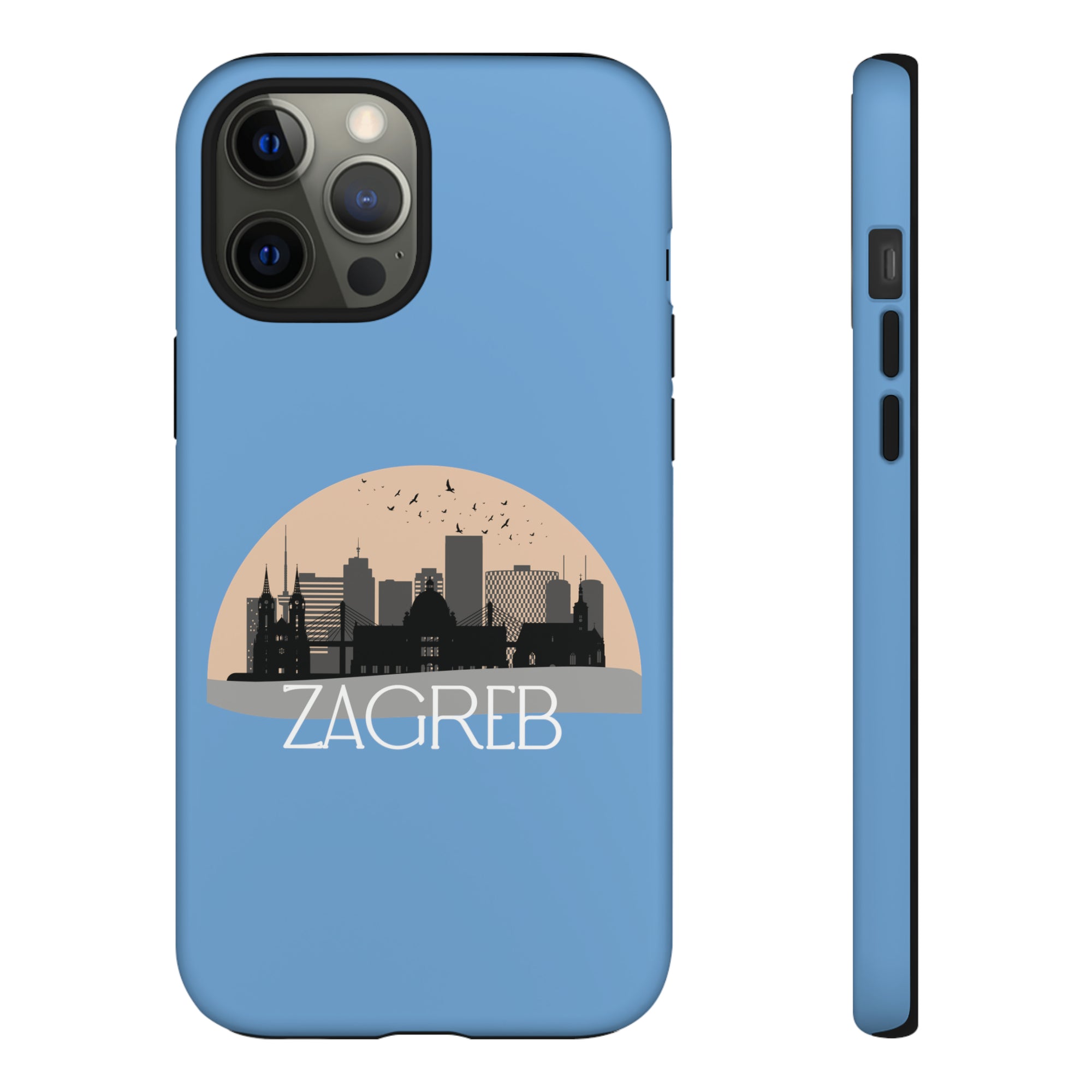 ZAGREB Phone Case - Light Blue