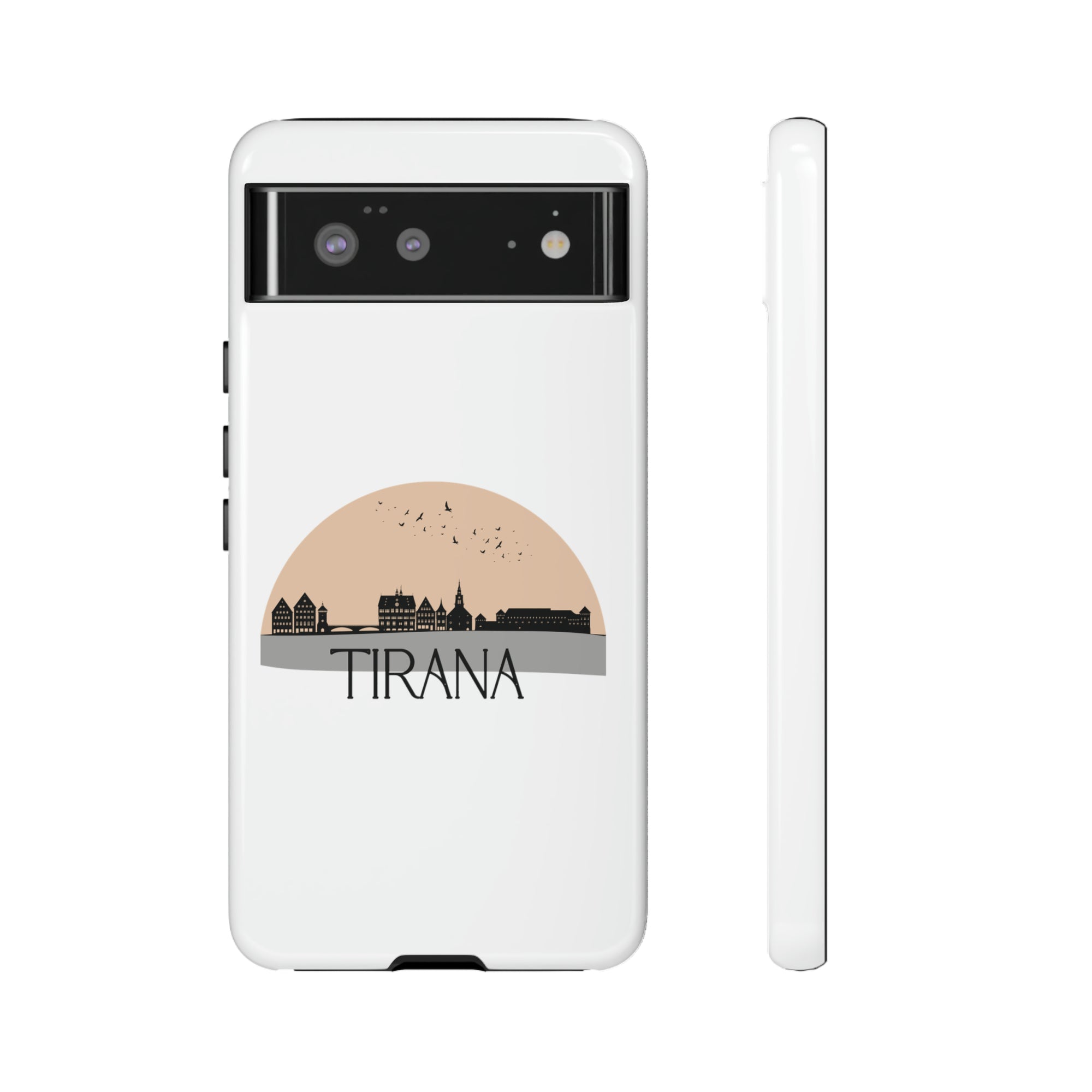 TIRANA Phone Case - White