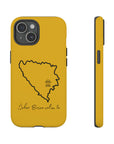 Šeher Bosno Volim Te Phone Case - Yellow